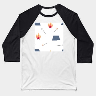 Camping Baseball T-Shirt